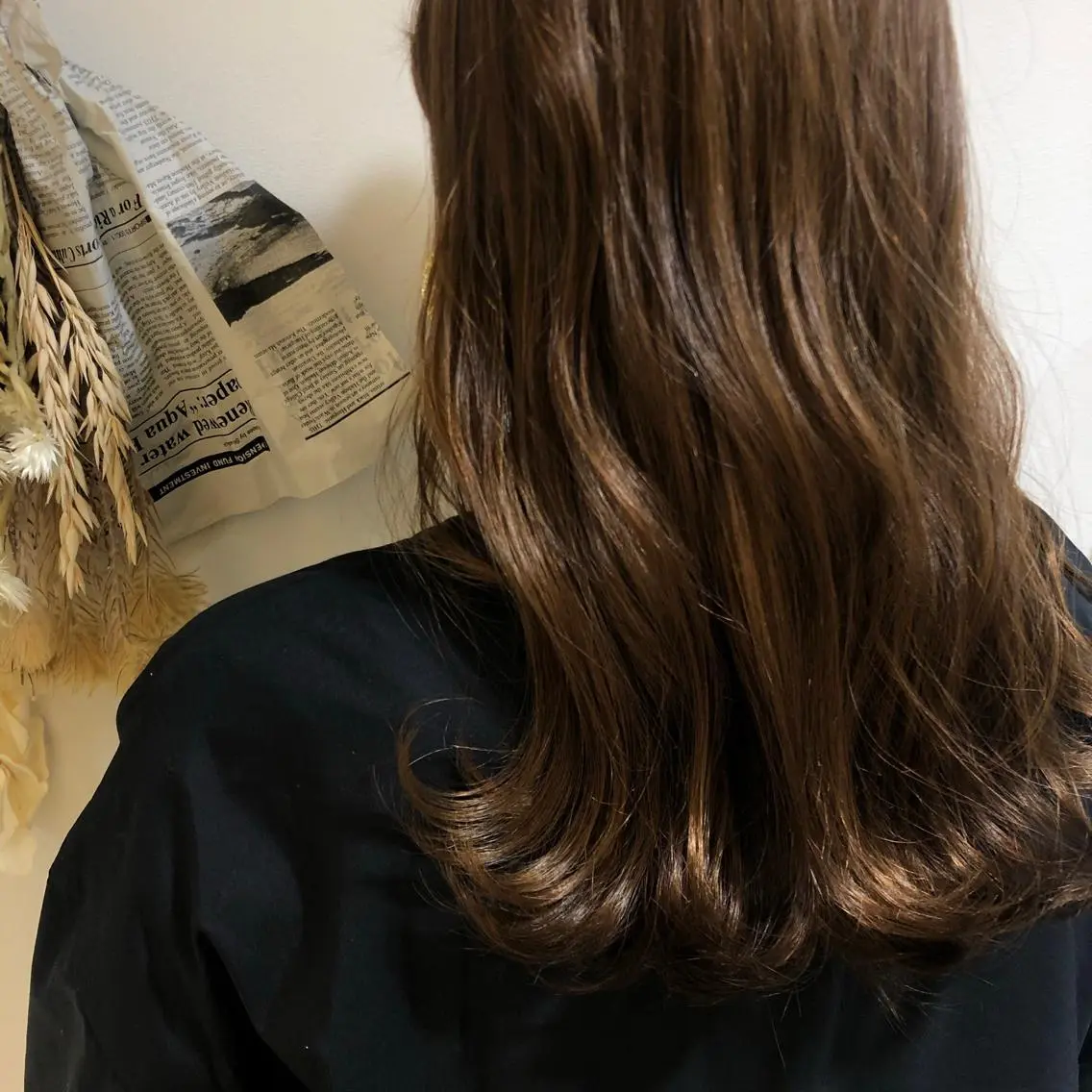 セミロング カラー ヘアカラー トリートメント 松佐 ゆかりのヘアスタイル