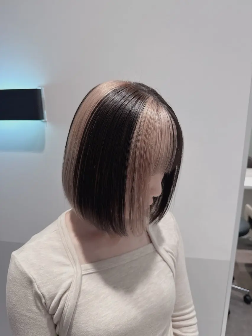 ロング カラー ヘアアレンジ メンズ キッズ ヘアカラー トリートメント ブリーチの髪様 MASATOのヘアスタイル