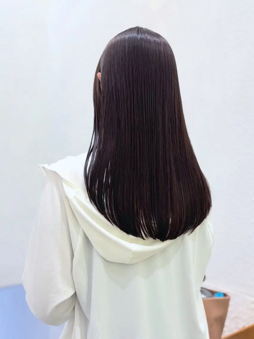 ミディアム カット ヘアカラー トリートメント 当日予約🆗✂︎ ウエモト タクのヘアスタイル