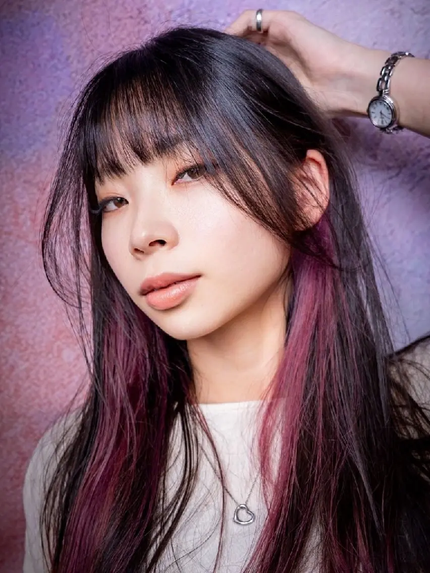 ロング カラー 松尾 泰伸のヘアスタイル
