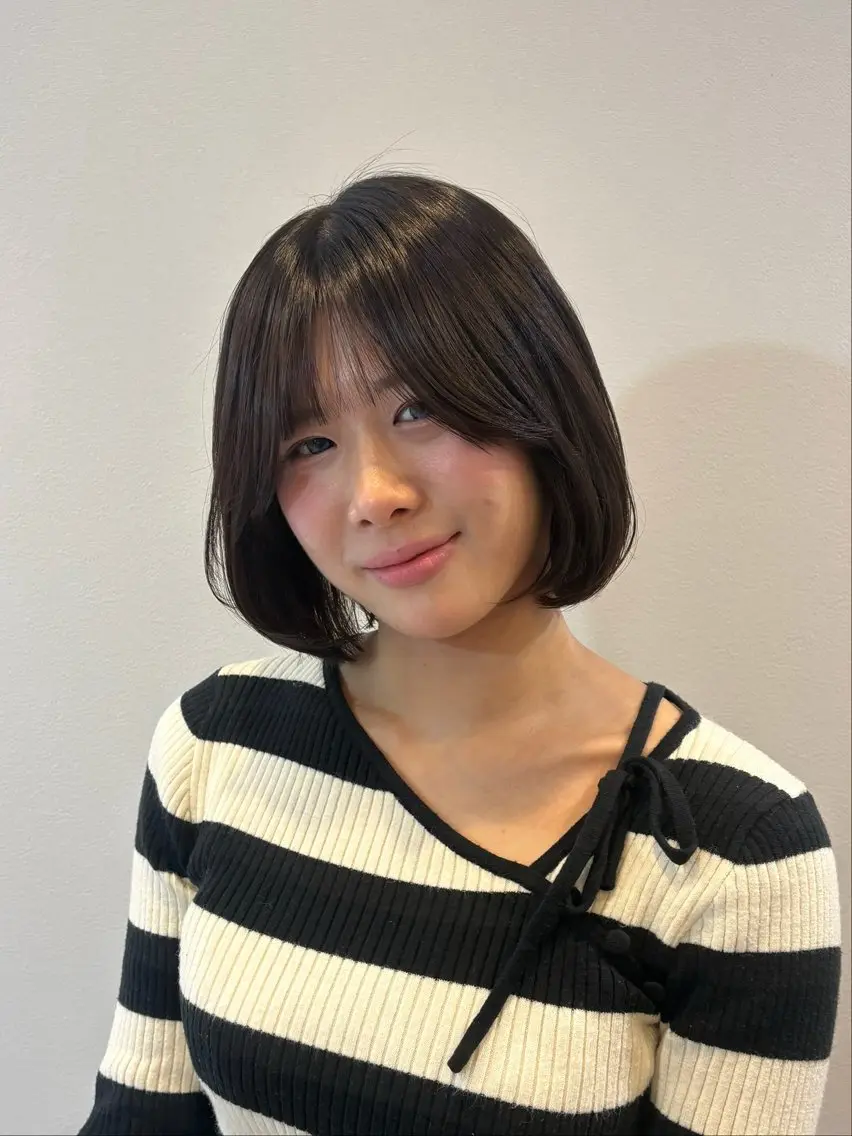 ショート タンバルモリ カット ゆな🎀ハイトーン /レイヤーのヘアスタイル