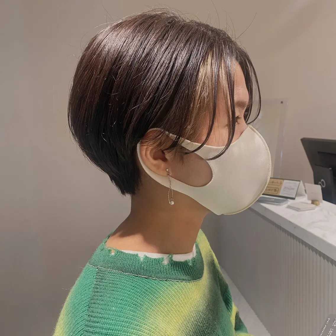 ショート ハンサムショート ショートヘア 村山 莉沙のヘアスタイル