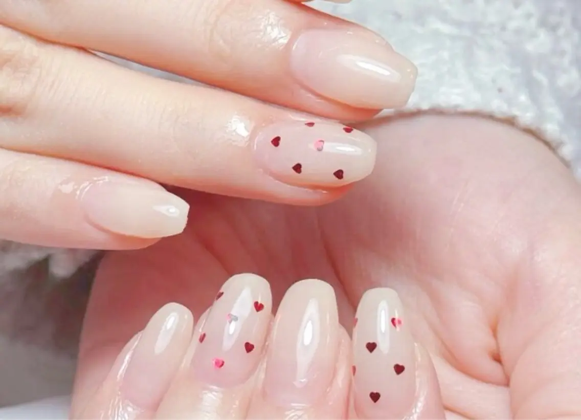 💖指2本ずつデザイン入れできるコース💖自爪オフ込みの写真