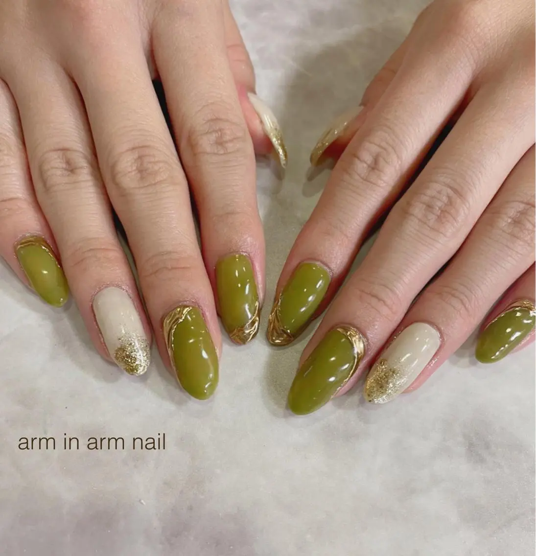 ネイル arm in arm ︎✿Yamamotoのマツエク・マツパデザイン