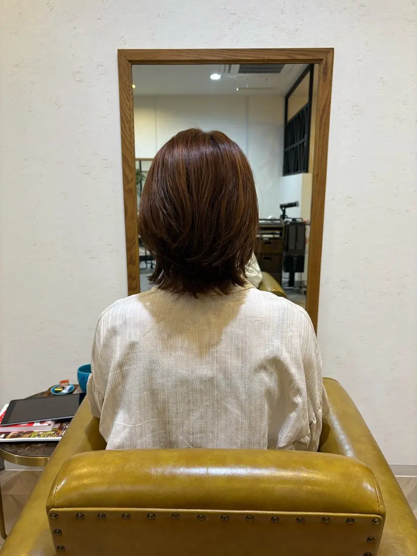ミディアム 棚原 春奈のヘアスタイル