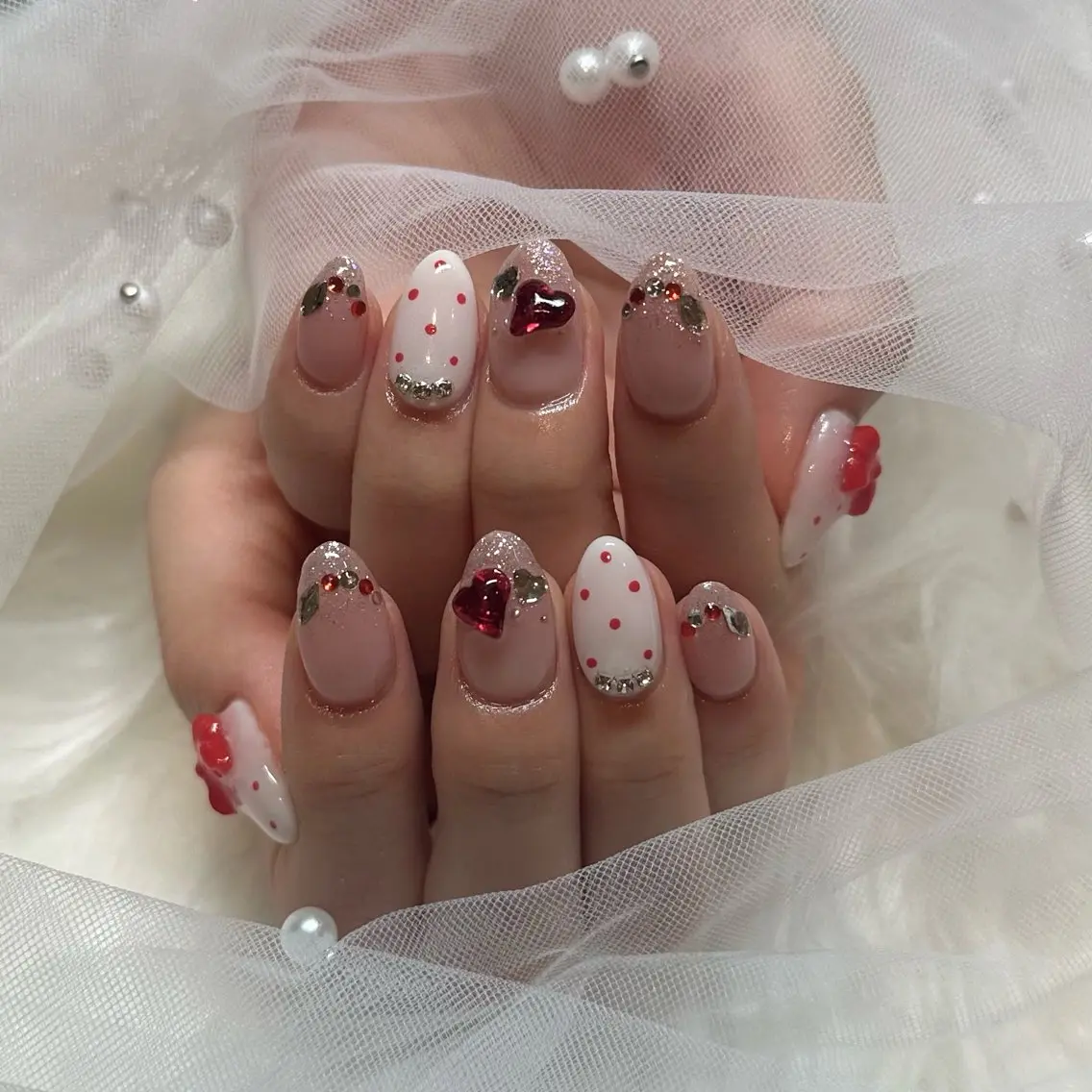 ネイル ハンドネイル 🧸原宿の美フォルム ネイリスト🧸いいだのネイルデザイン