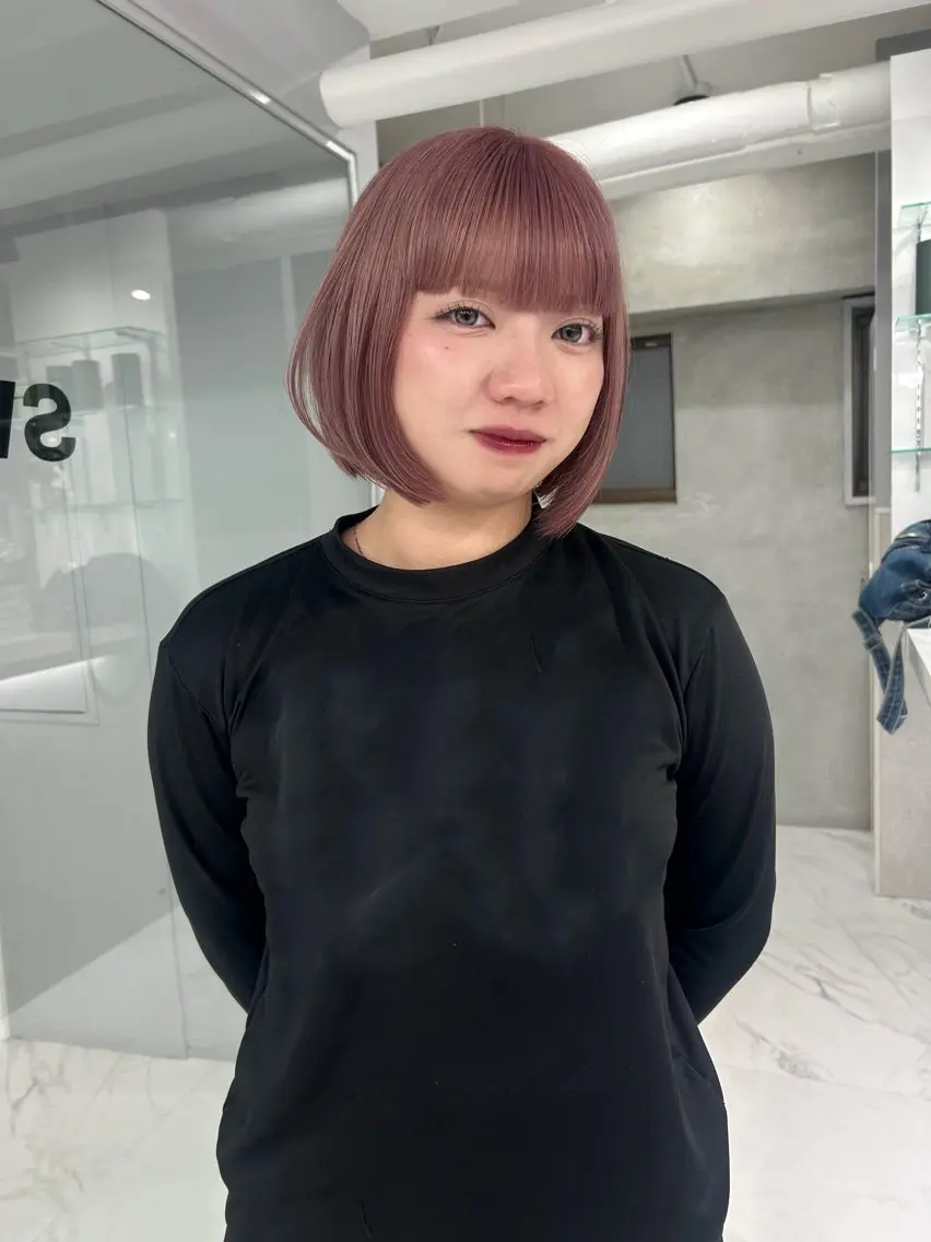 カラー 透明感カラー ヘアカラー ️💜akari💜 ハイトーン/レイヤーのヘアスタイル