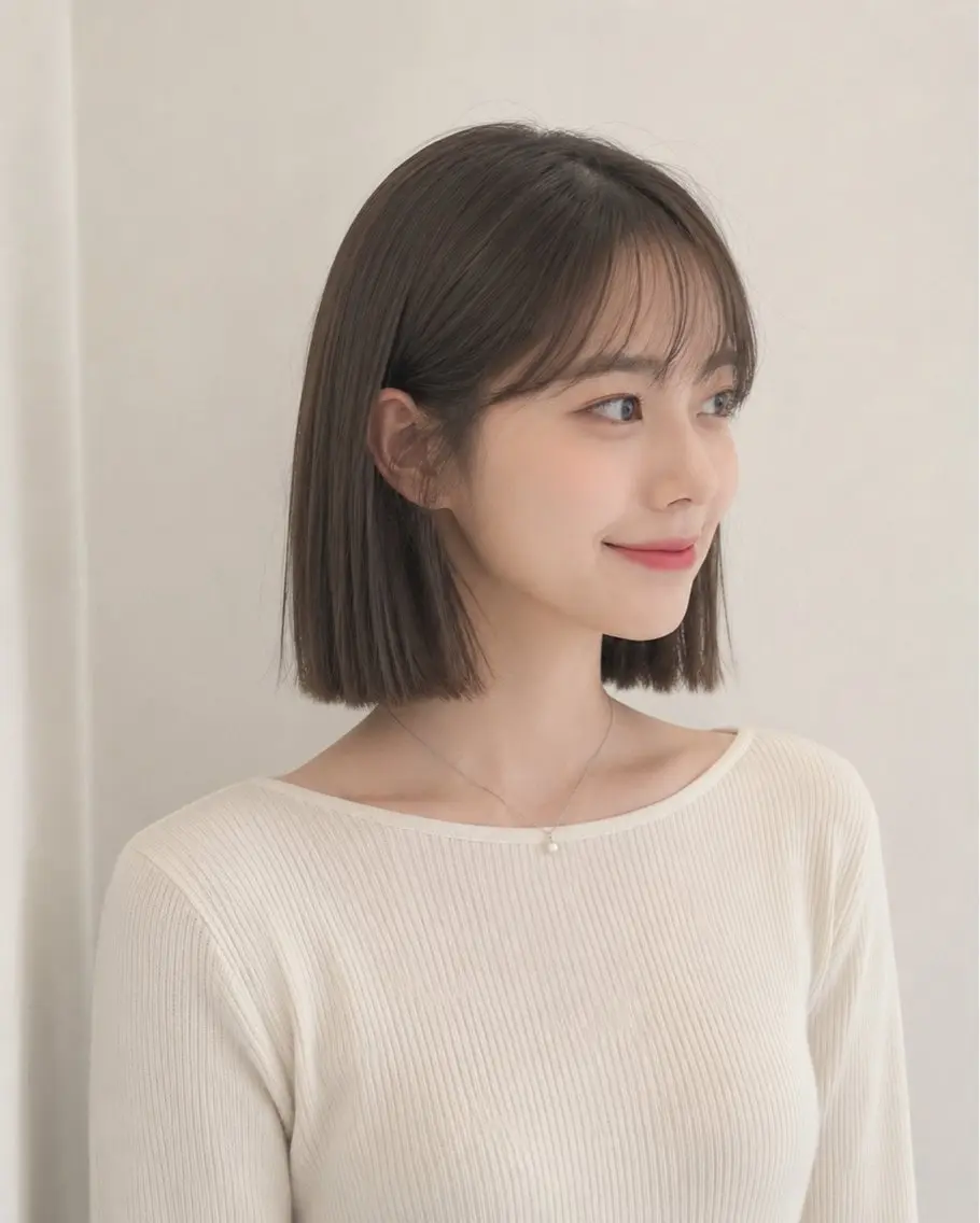 ショート カラー カット ヘアカラー トリートメント モテ🤍トレンドヘア /新宿/ワカナのヘアスタイル