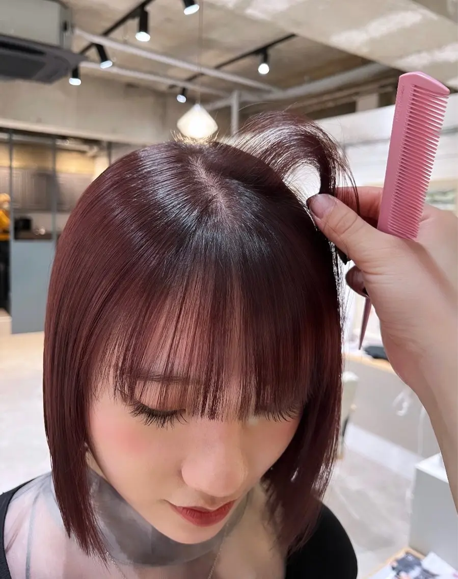 カラー ヘアカラー 🦋女子ウケメンズ パーマYUI🦋のヘアスタイル