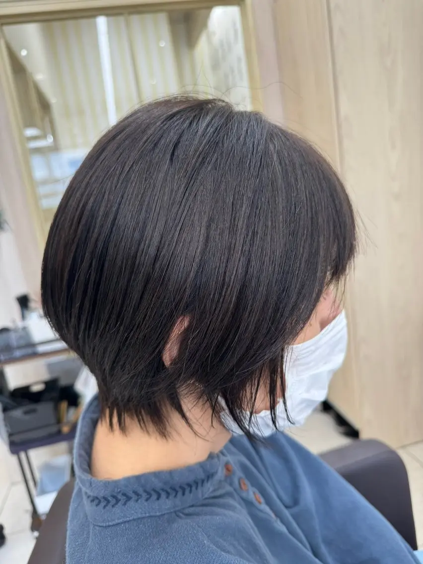 ショート カット ヘアカラー トリートメント 福島 望のヘアスタイル
