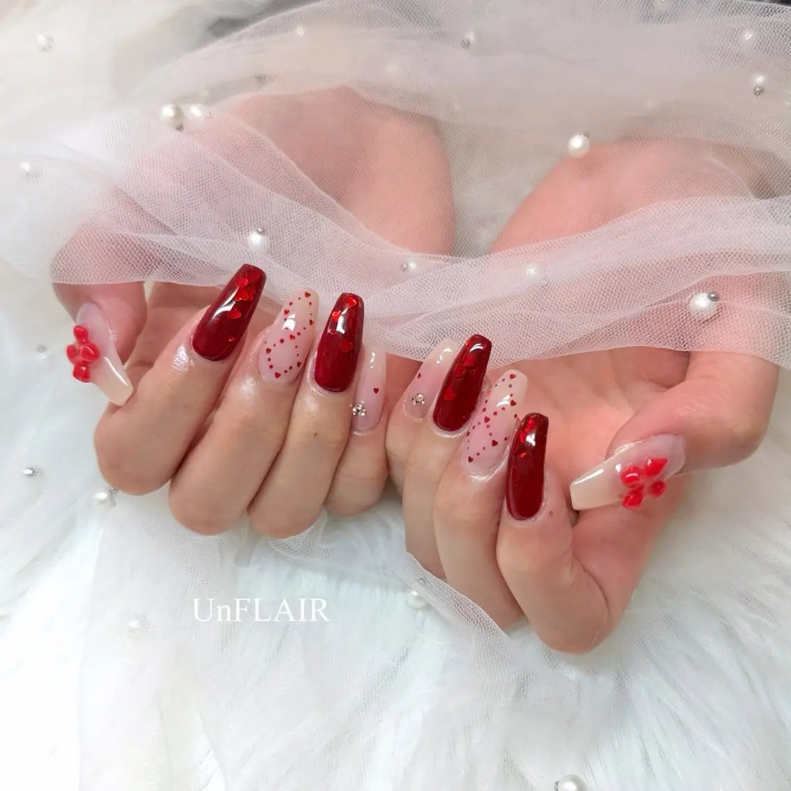 ネイル ハンドネイル UnFLAIR 麻布十番店🧸NAOのネイルデザイン