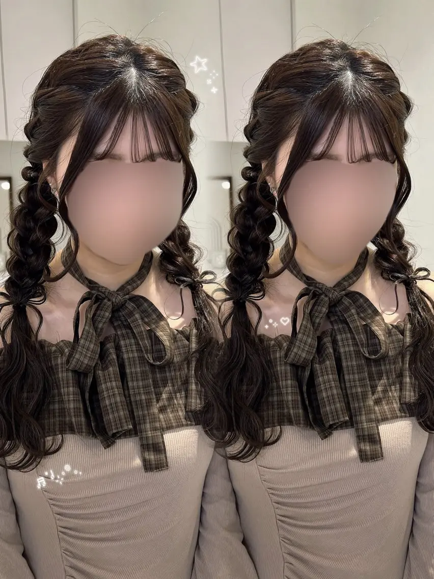 ヘアアレンジ ヘアセット ヘアセット/ベージュ カラー HARU🕯のヘアスタイル