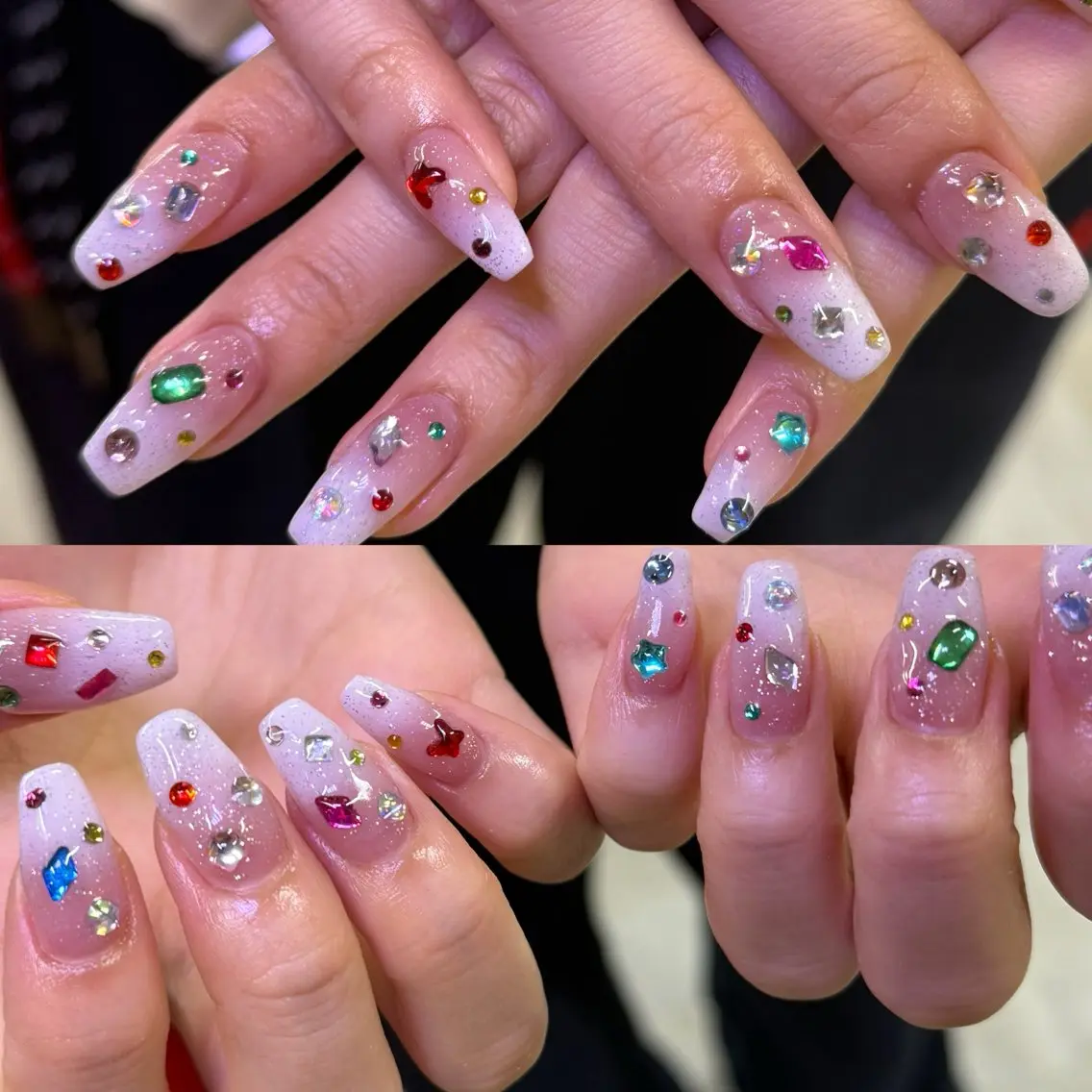 ネイル ハンドネイル フットネイル 𝙃𝙖𝙧𝙪⋆ ˚꩜｡個性派のネイルデザイン
