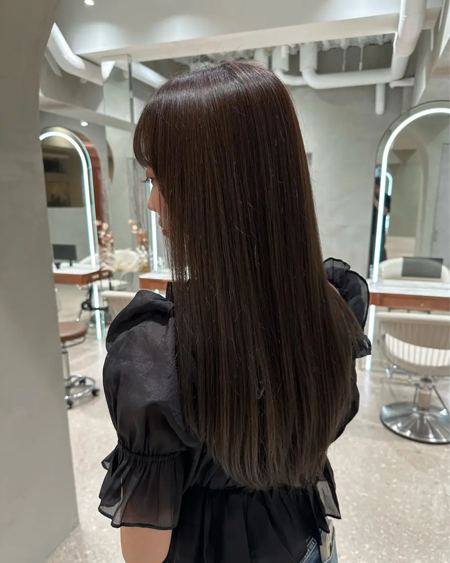 カラー ヘアカラー ユ ヅのヘアスタイル