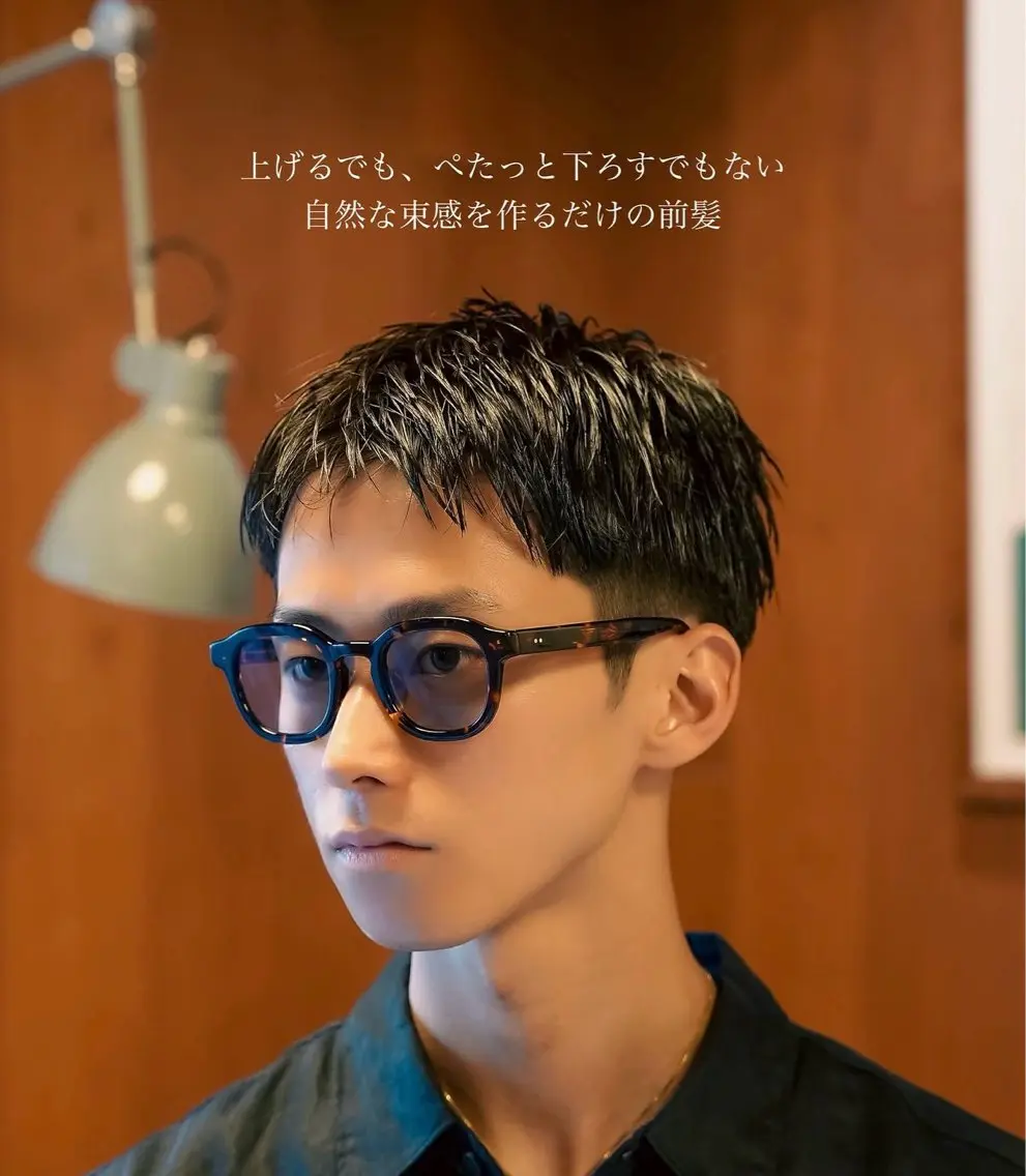 パーマ メンズ メンズショート タチカワユウキのヘアスタイル