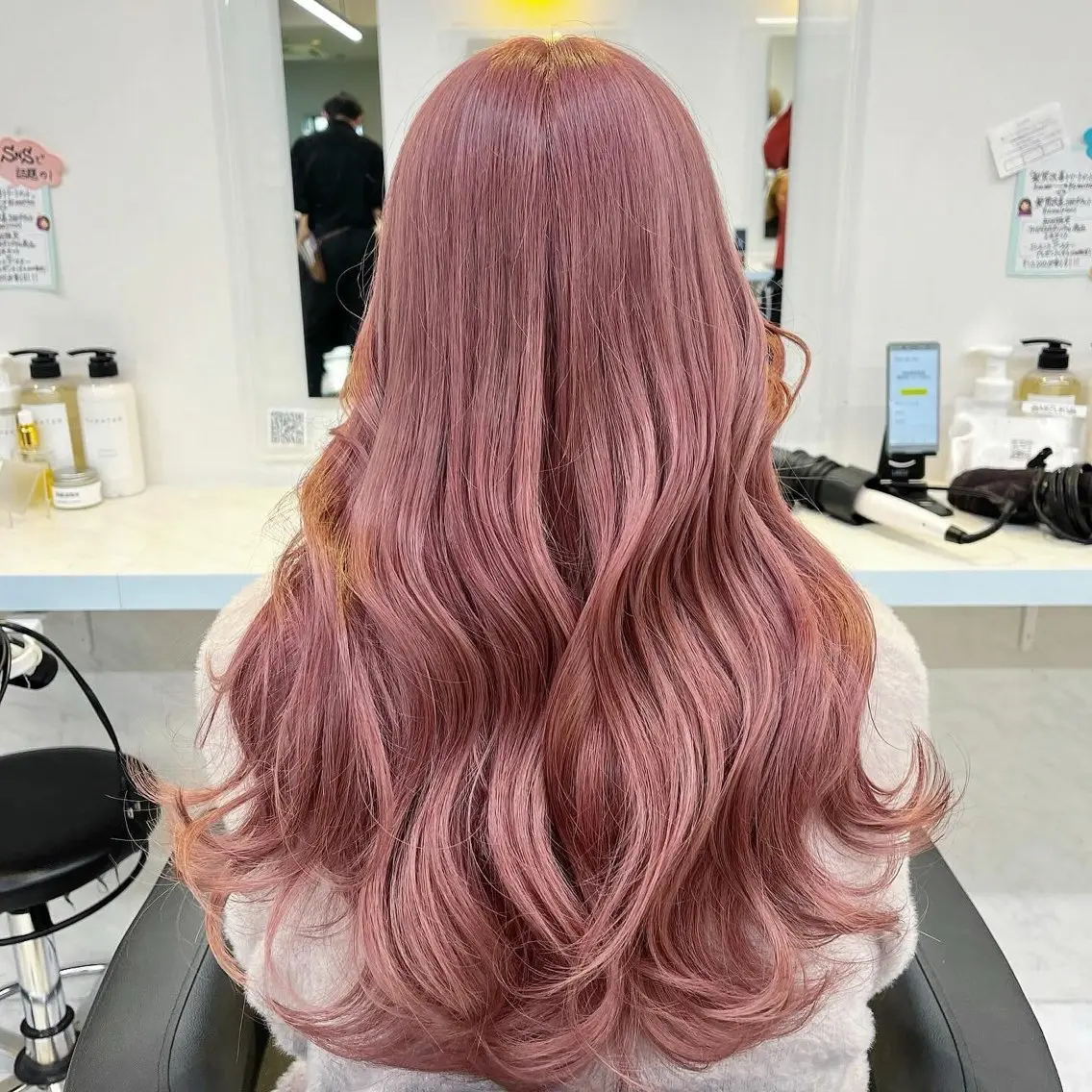 ロング カラー ヘアカラー トリートメント ブリーチカラー 🩵MIZUKIのヘアスタイル