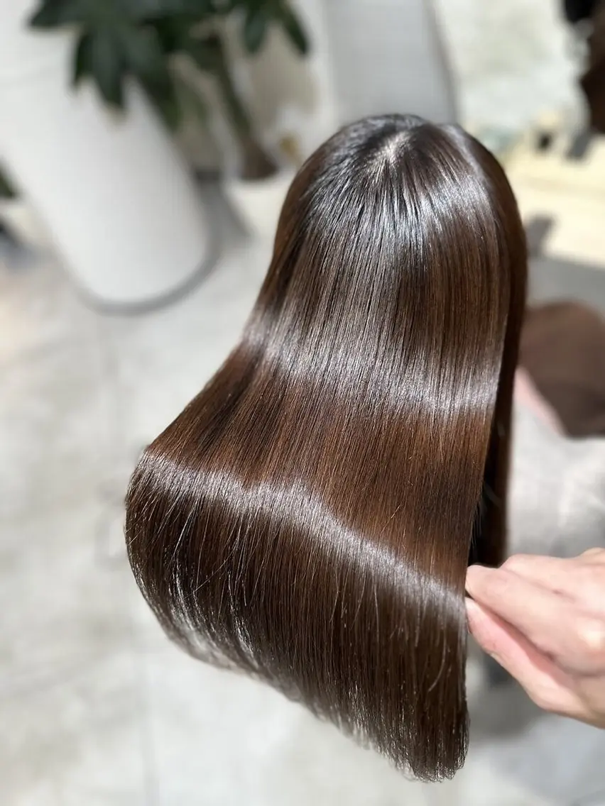 ロング 縮毛矯正 トリートメント 美髪矯正🫧艶髪特化 🫧関口太郎のヘアスタイル