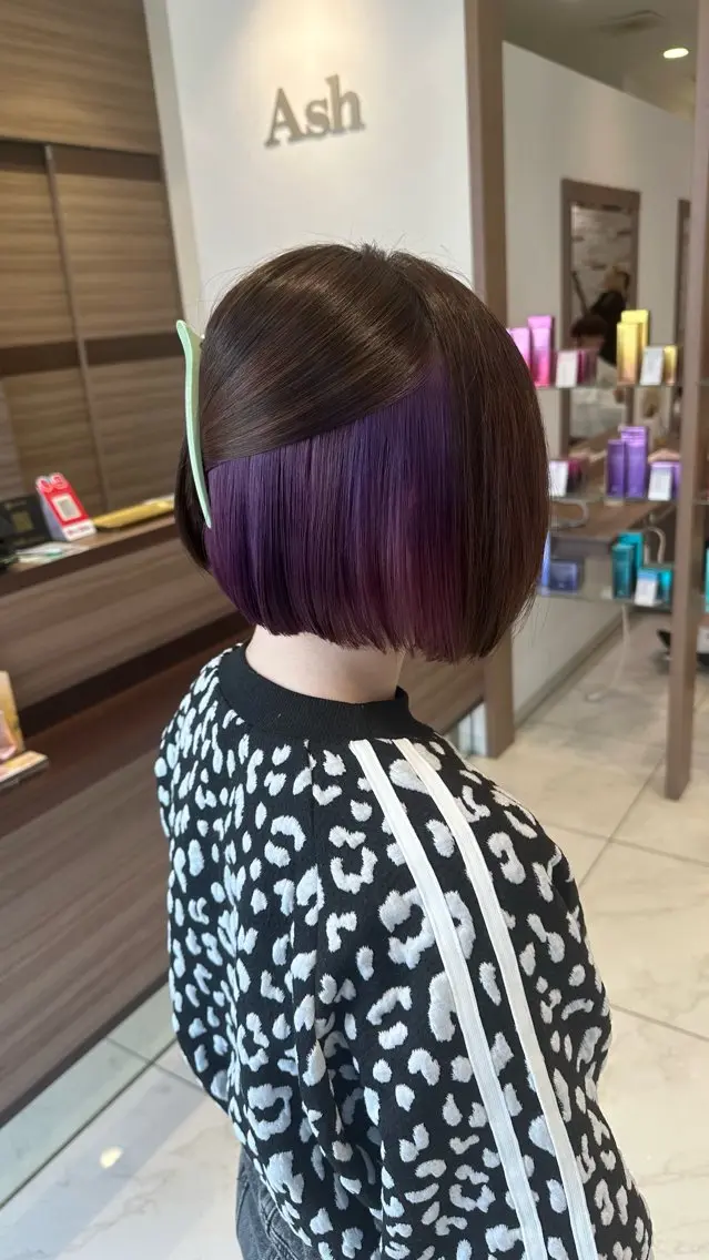 ショート カラー 【複雑履歴ブリーチ】 中村　玲仁のヘアスタイル