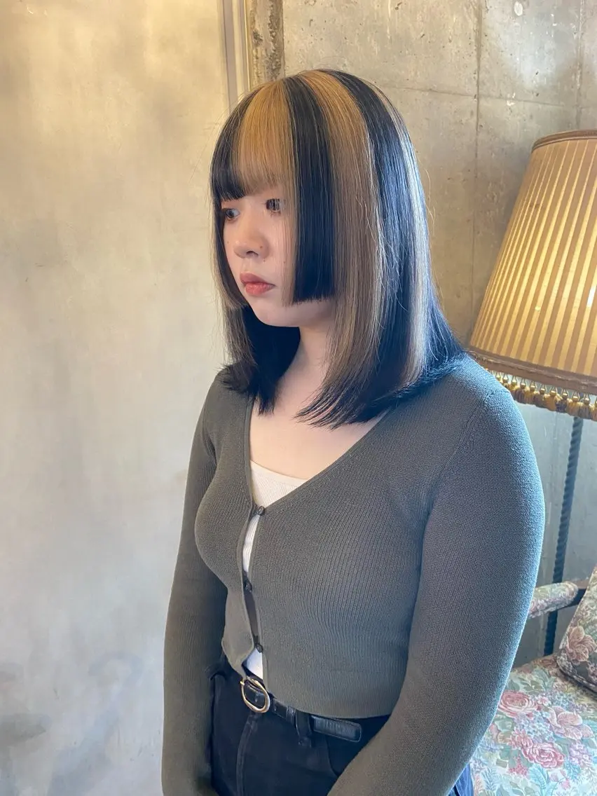 ミディアム ヘアカラー トリートメント KAWAHARA YUKIのヘアスタイル