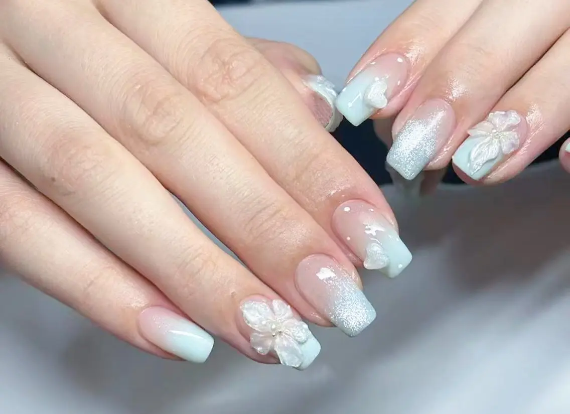 ネイル アートネイル ジェルネイル マグネットネイル Lu nailsalonのネイルデザイン