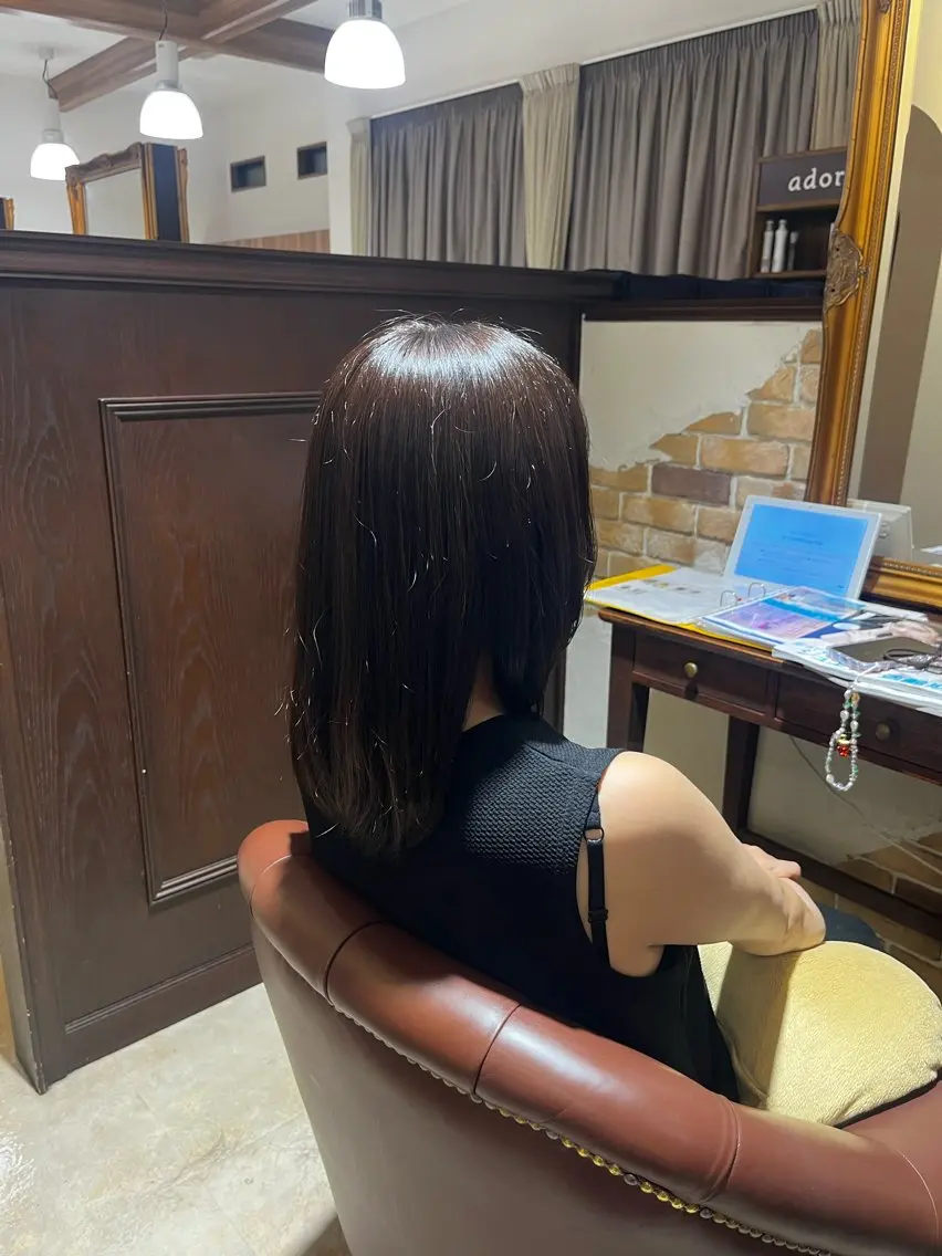 ミディアム adorable ももちのヘアスタイル