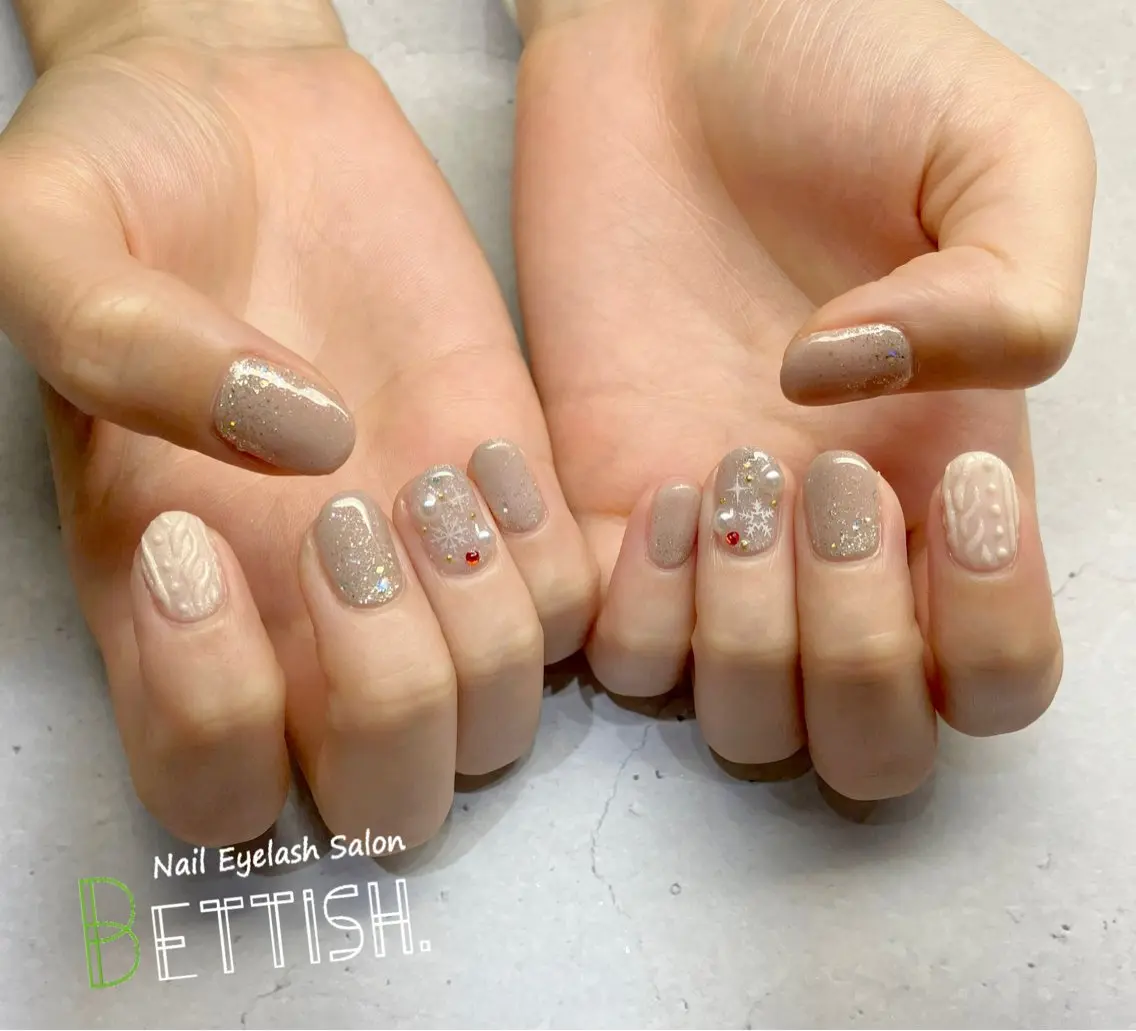 ネイル 冬ネイル BETTISH. KUMIKO☺︎︎のネイルデザイン