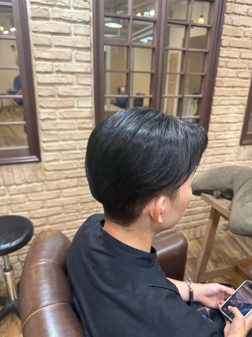 ショート メンズ 大河内滉生 /オリーブカラー🫒のヘアスタイル