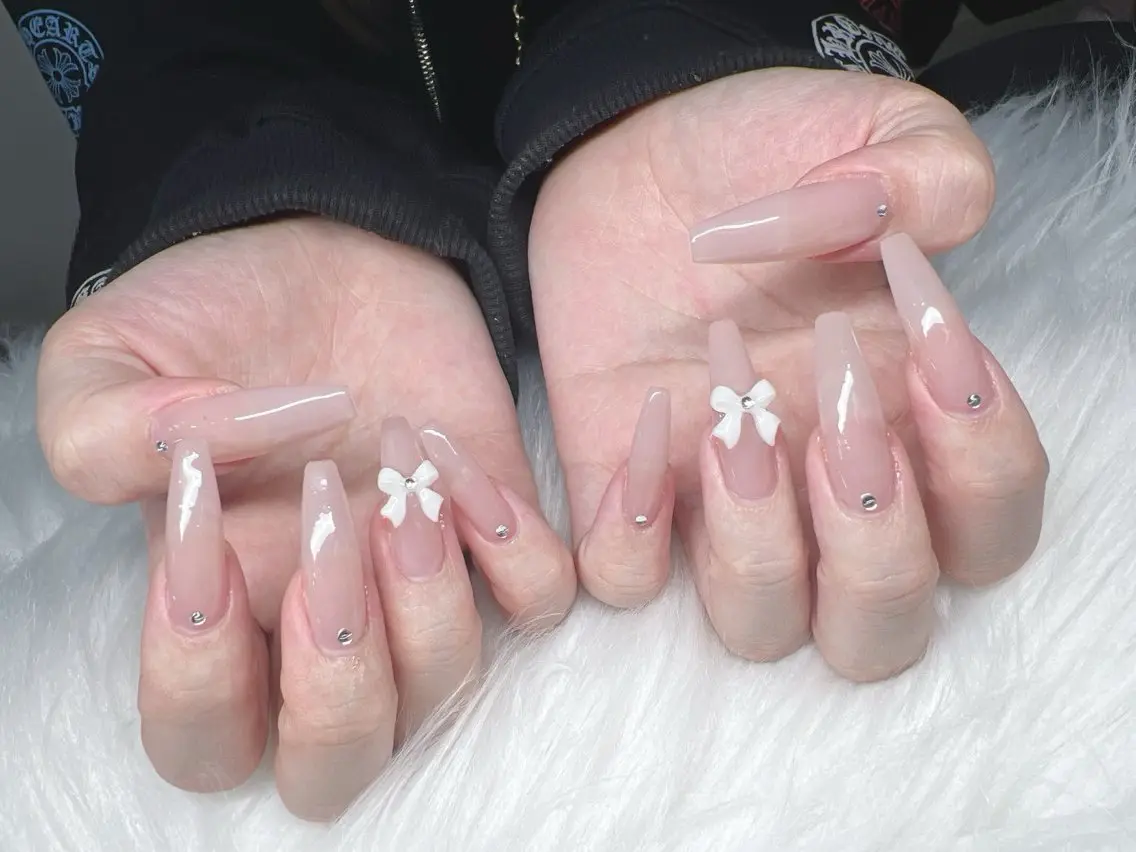 ネイル ハンドネイル Lee Nails チップ長さだし専門店のネイルデザイン