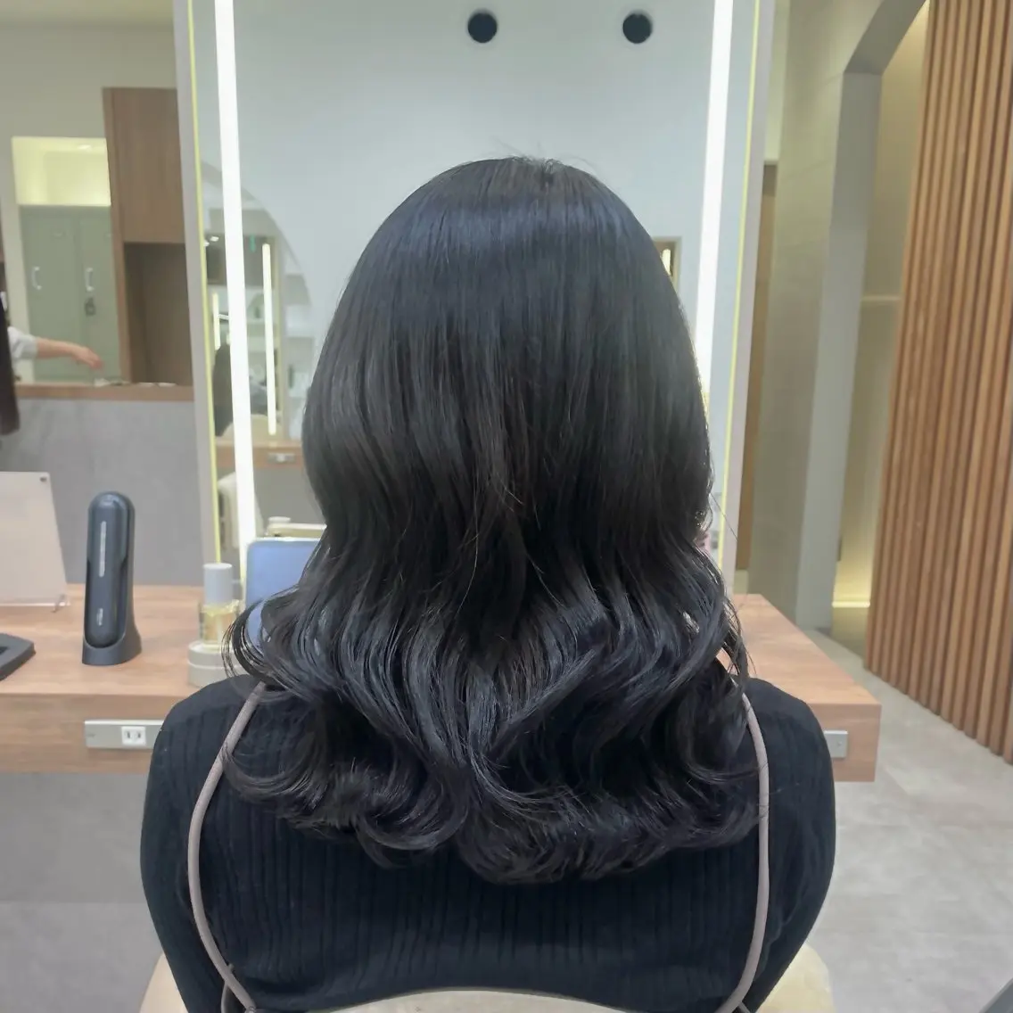 セミロング カラー ヘアカラー トリートメント ヘッドスパ 【透明感カラー🩶】 津田和希のヘアスタイル