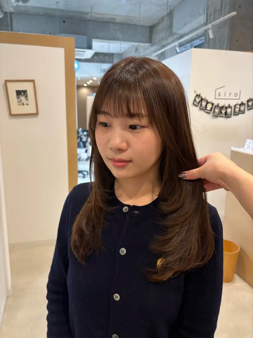 セミロング カット ヘアカラー レイヤーカット🥀/ 大曽根🤍yuukaのヘアスタイル