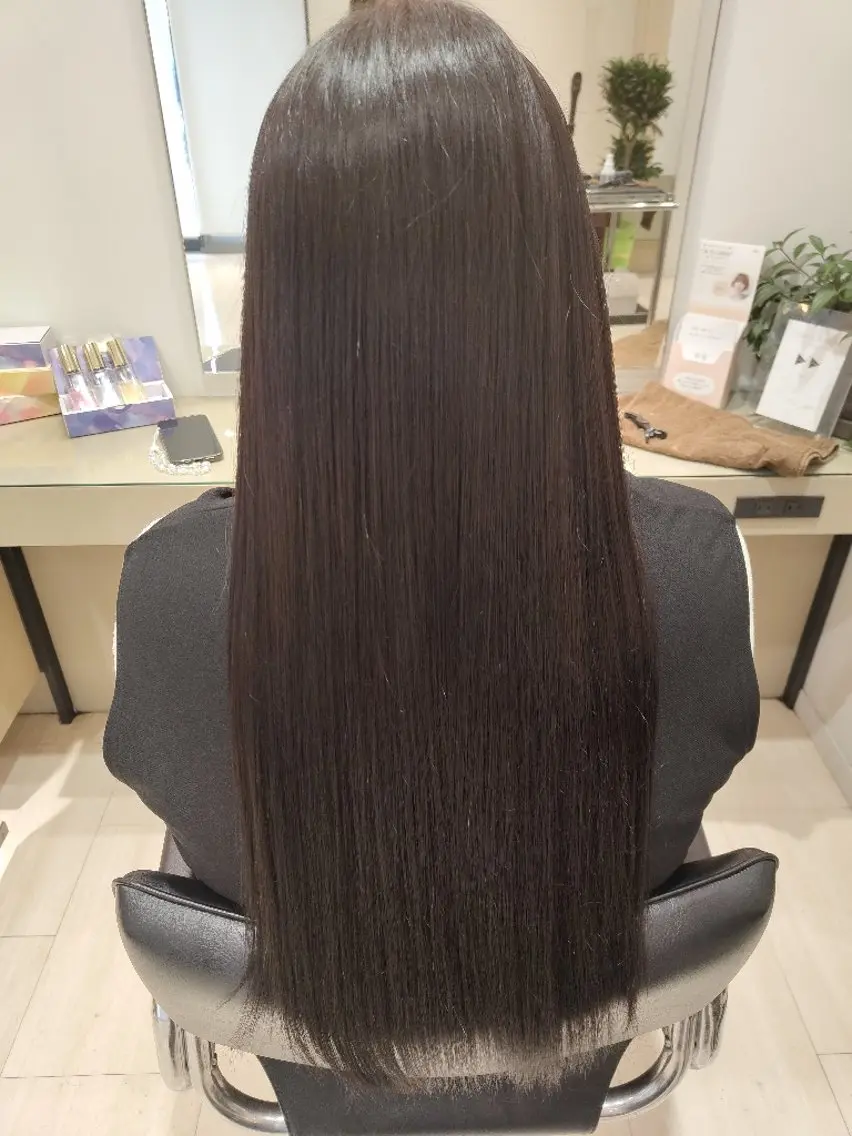 ロング 髪質改善 ヘアカラー Fucai tomocoのヘアスタイル