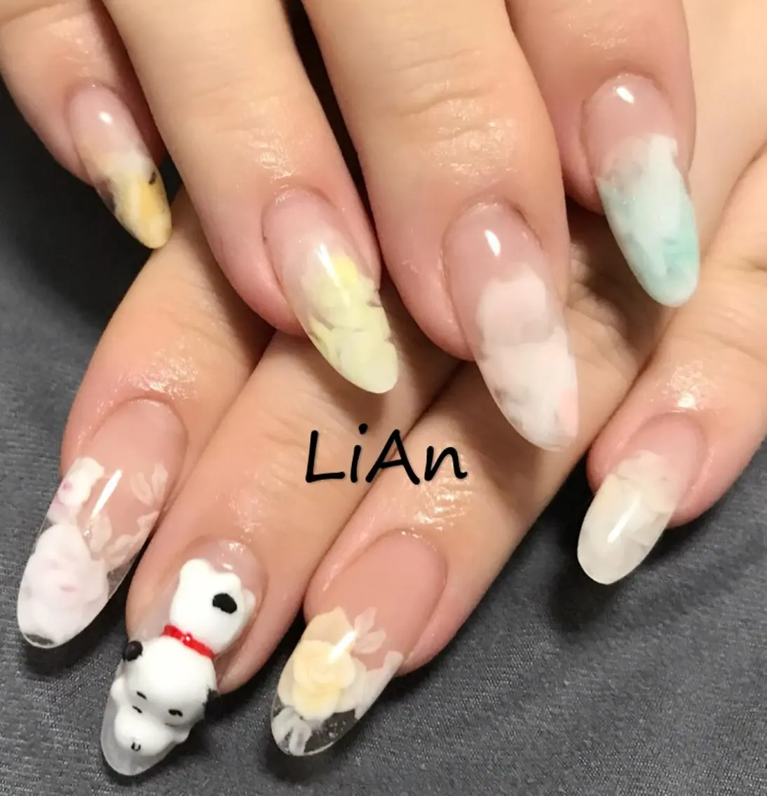 ネイル スカルプネイル NailSalon LiAnのネイルデザイン