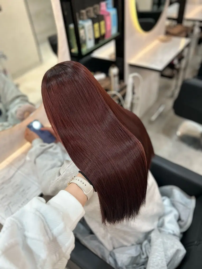 ロング カラー Lapis シマのヘアスタイル
