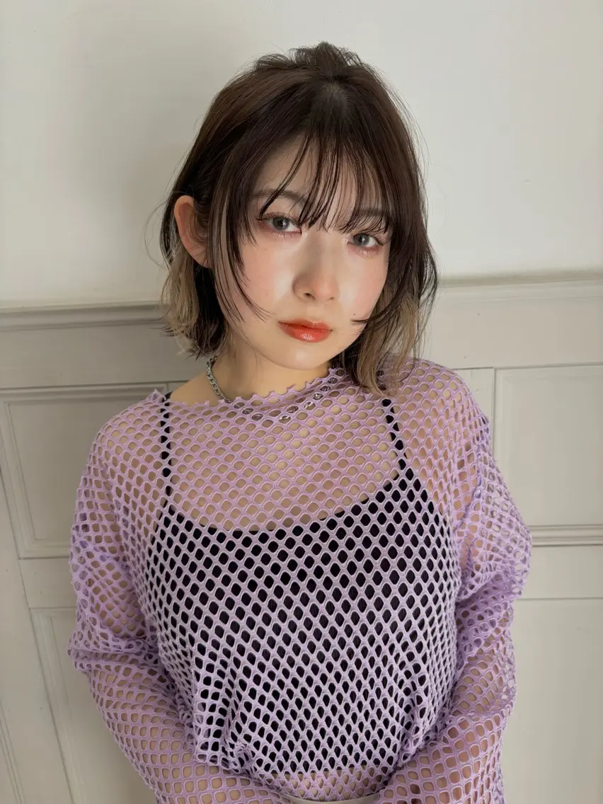 ショート 透明感ハイライト◎ 伊藤夏海のヘアスタイル