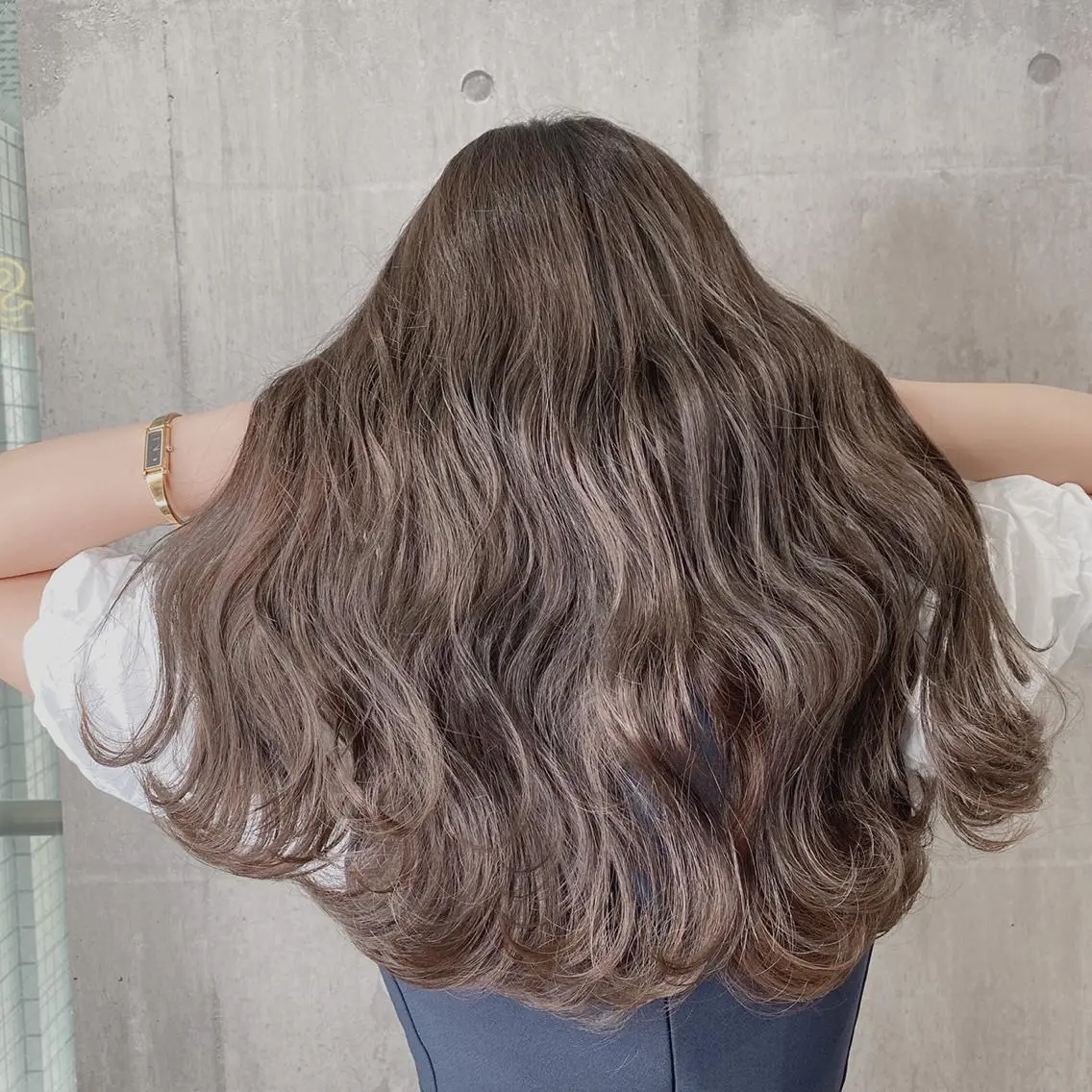 ロング カラー グレージュ カラー特化型サロン #SUP.のヘアスタイル