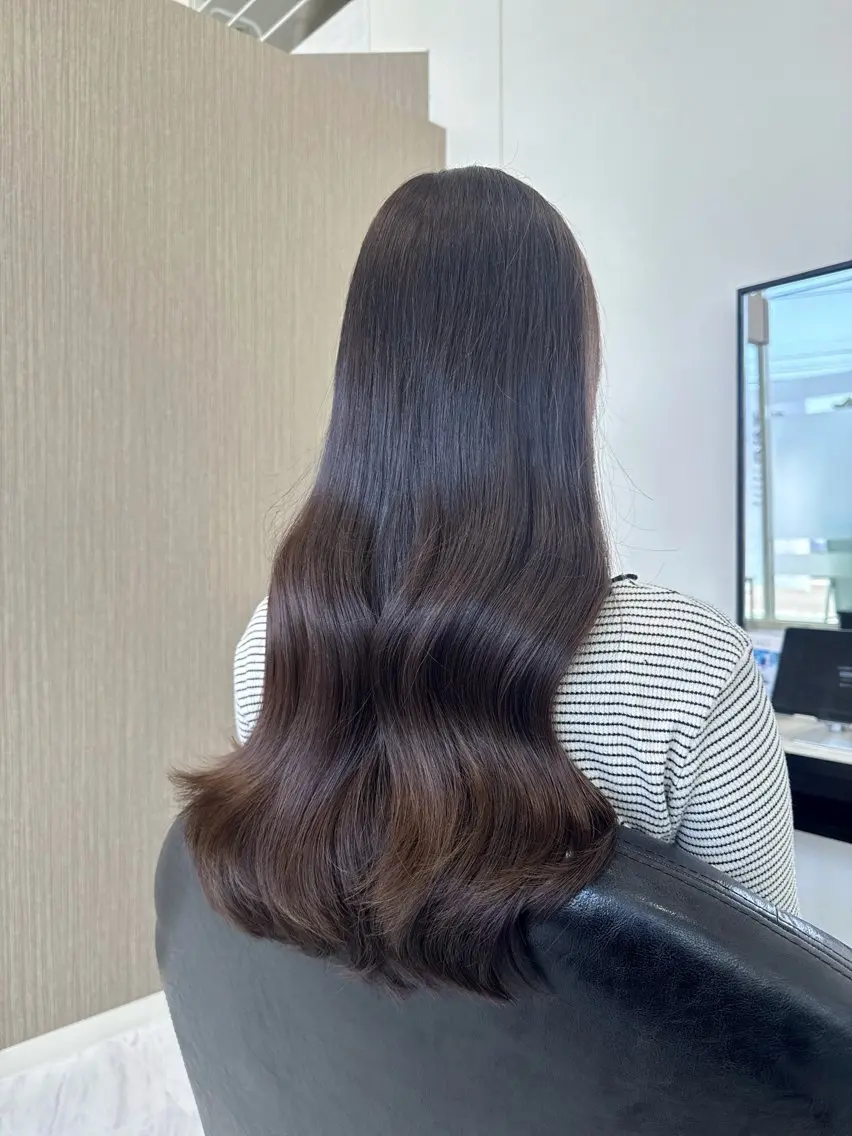 ロング カット ヘアカラー トリートメント MILLIA滑川店/ みきやのヘアスタイル