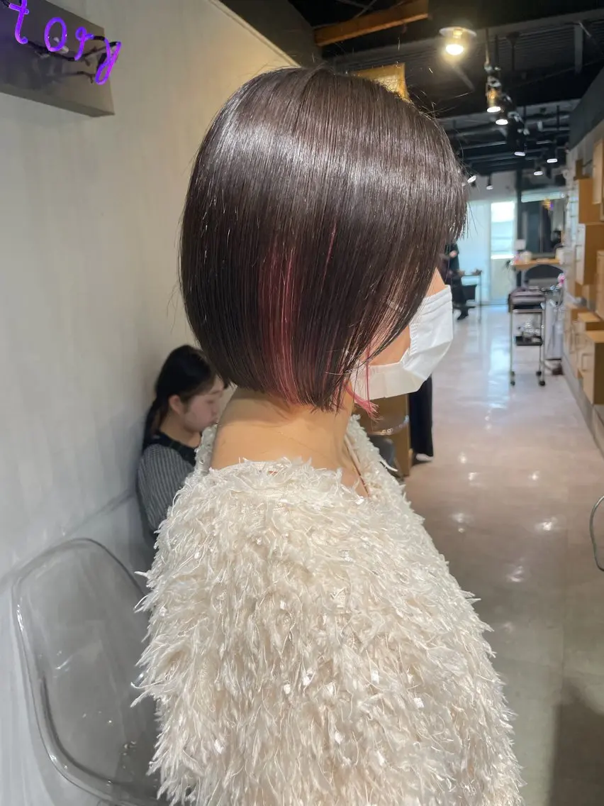 ショート カラー 🦋ボブ・ショート・ レイヤー🦋トシキのヘアスタイル