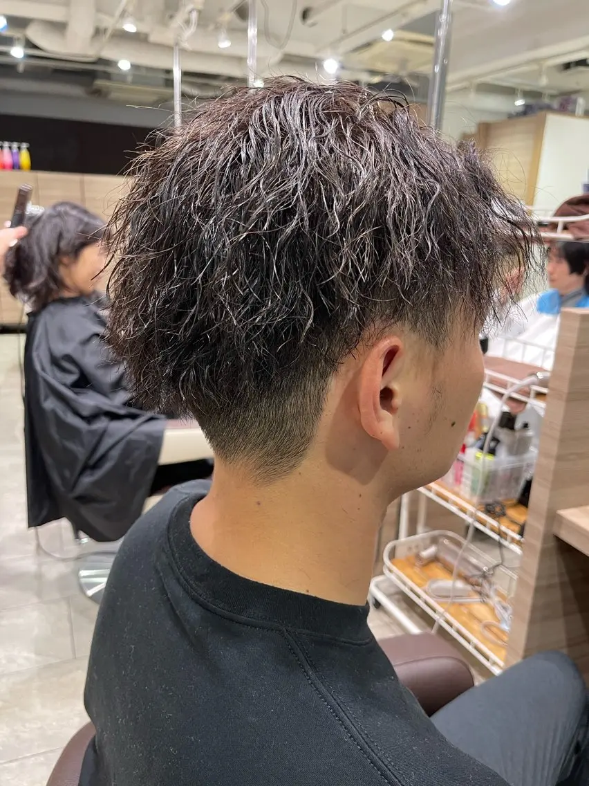 パーマ メンズ カット 店長／髪質改善 田中優太のヘアスタイル