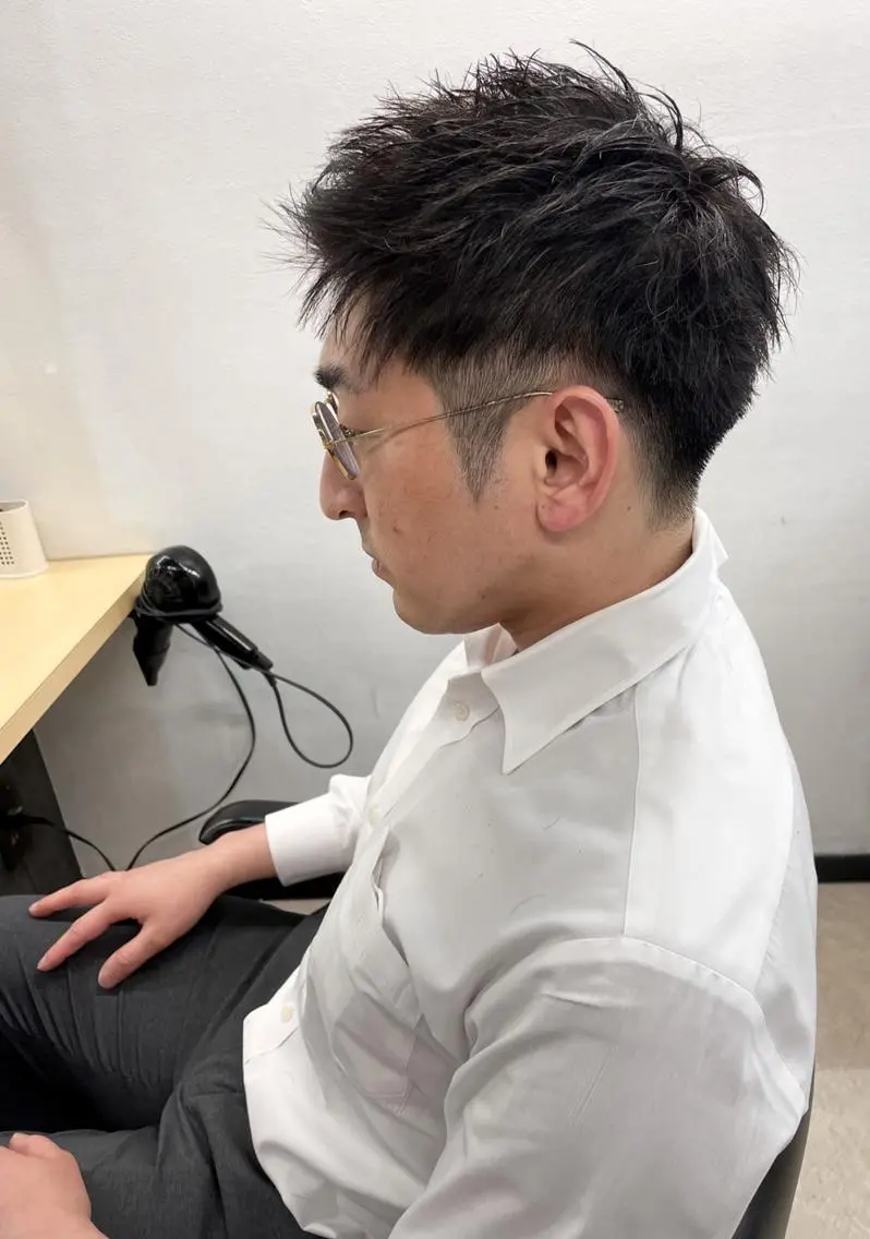 【リピート率90％】カット+ウルトラcoolシャンプー+ホットタオル　3960の写真