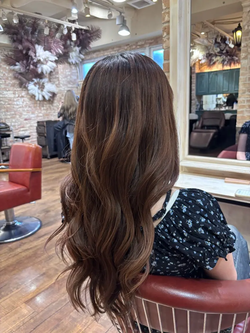 ロング 田尾 凌雅のヘアスタイル