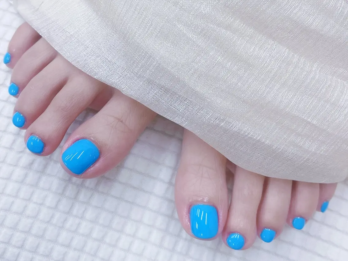 ネイル チークネイル 成人式 フレンチネイル グラデーション 氷ネイル・うるうるネイル フットネイル DUO MI nail salonのネイルデザイン