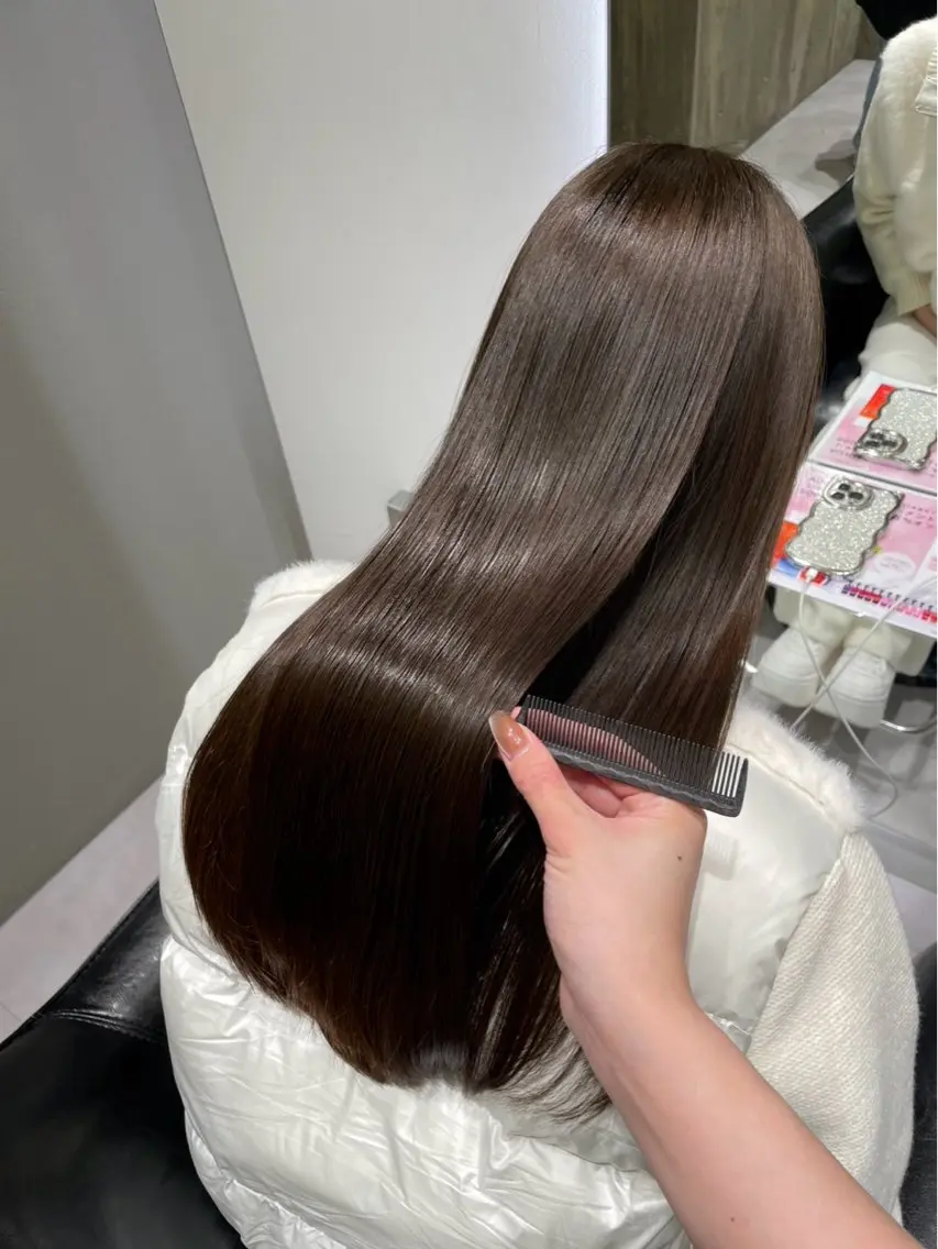 ロング カラー 髪質改善 Lino nanaのヘアスタイル