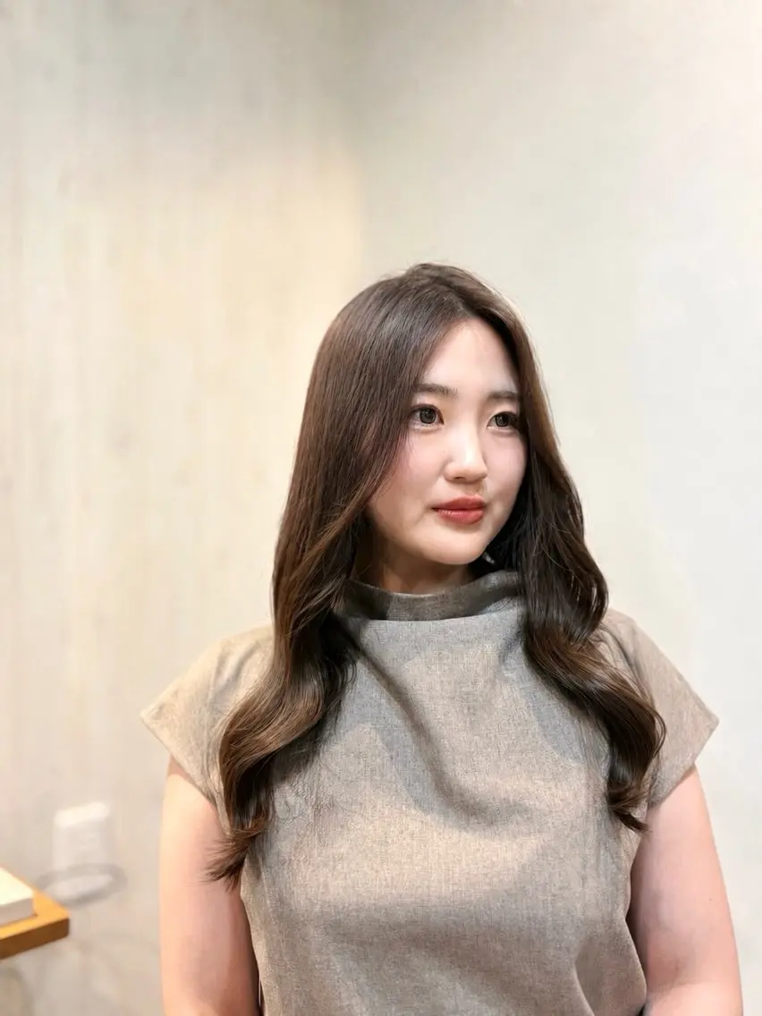 ロング カラー アッシュ オリーブアッシュ FASCINO/ CHIHARU☺︎のヘアスタイル