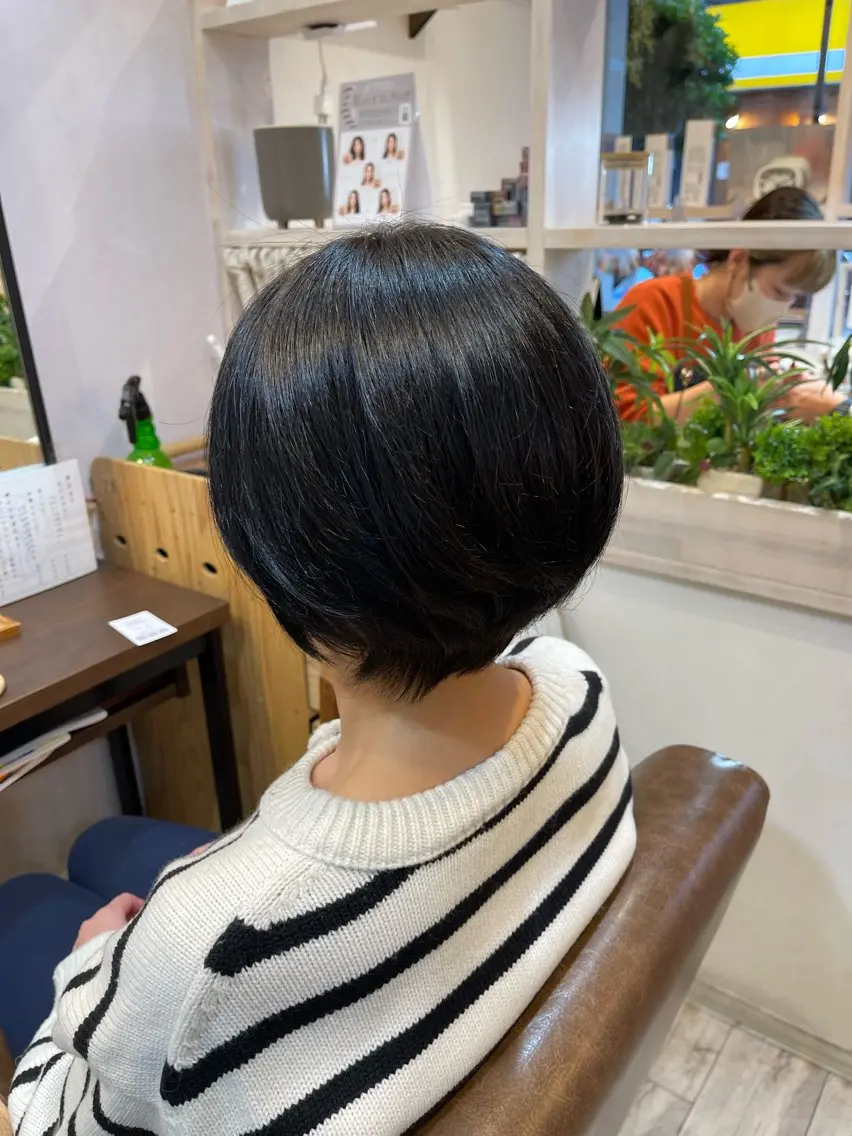 ショート 丸みショート ショートヘア カット ヘアカラー ゆうだい モデル募集中のヘアスタイル