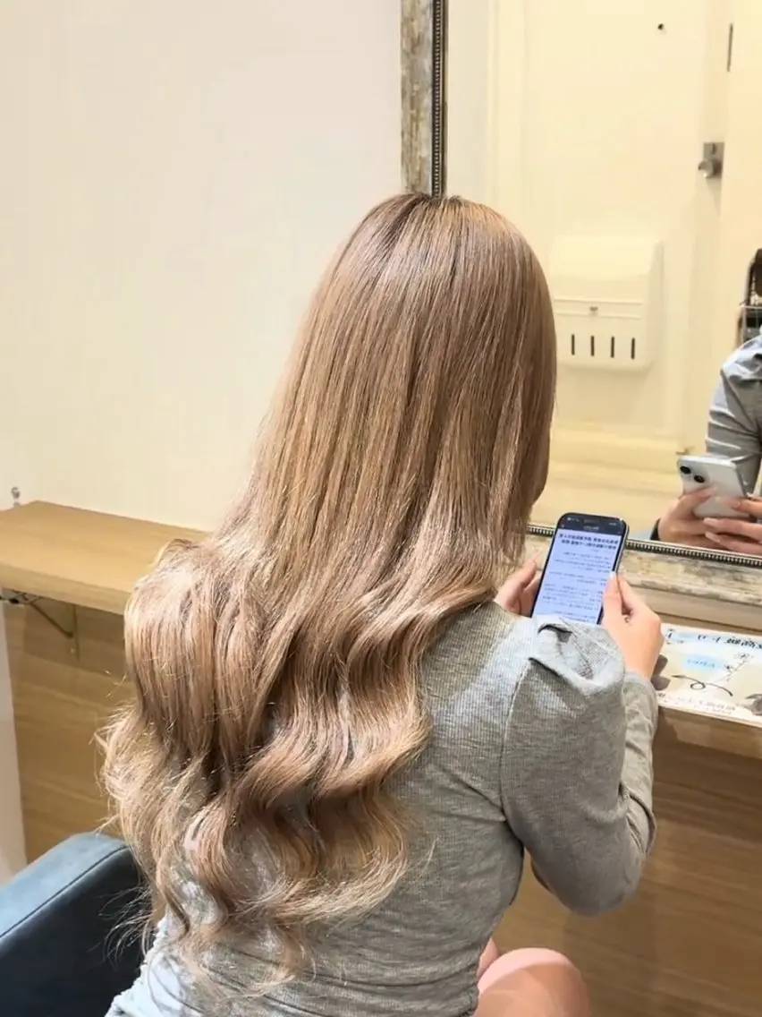 ロング エクステ 髪質改善 エクステ マテリアル 中央駅店のヘアスタイル
