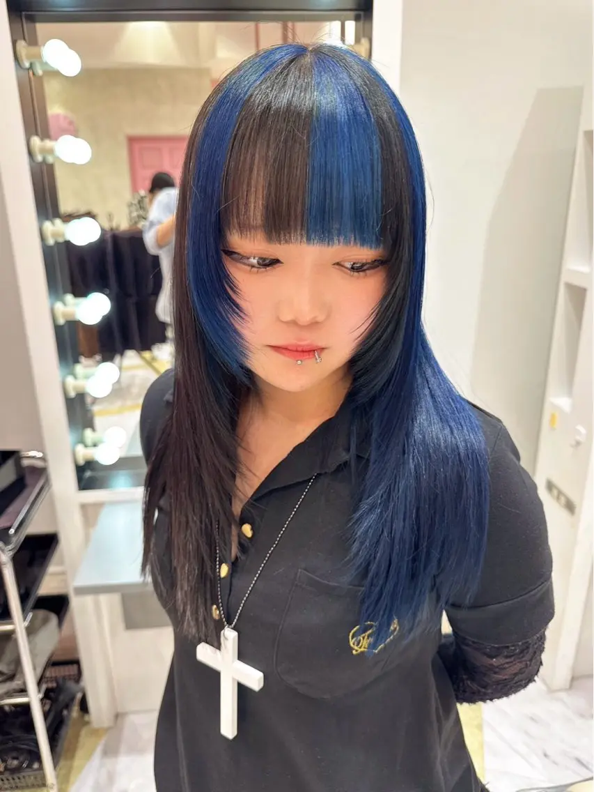 ロング カット 永田 幸枝のヘアスタイル
