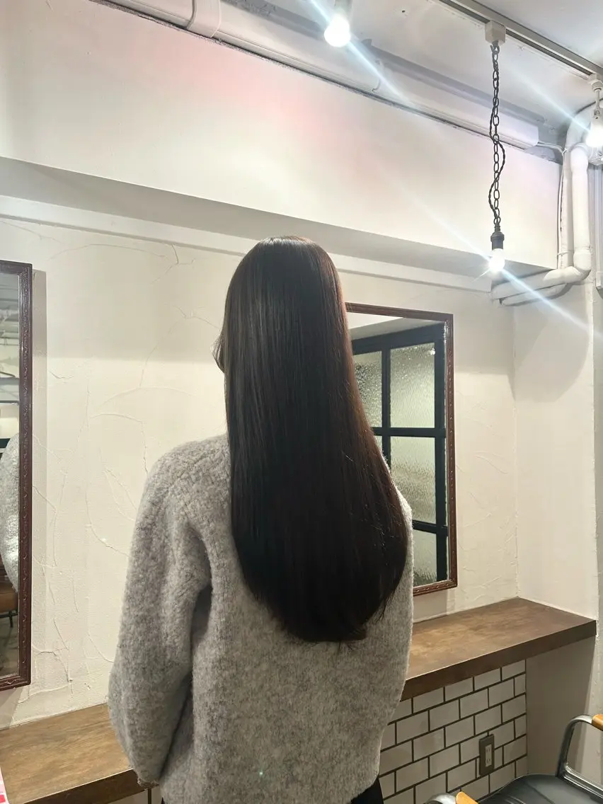 ロング ヘアカラー 透明感カラー/ Ⓜ️めぐみのヘアスタイル