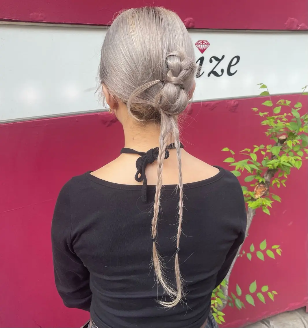 ロング ヘアセット 量産ヘアセット/ ヘアメAyakaのヘアスタイル