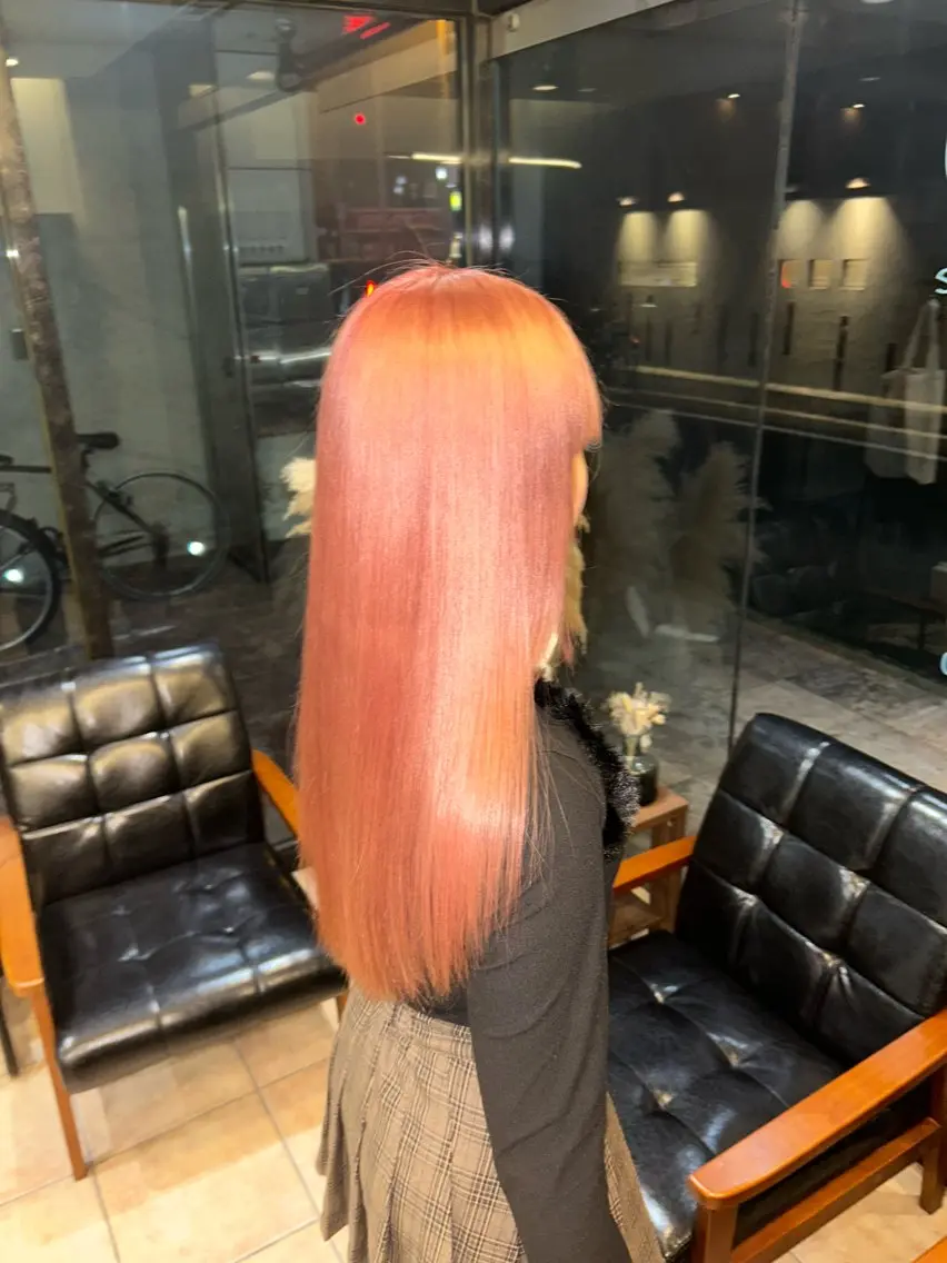 セミロング ヘアカラー トリートメント 西田辺/ タカスナオヤのヘアスタイル