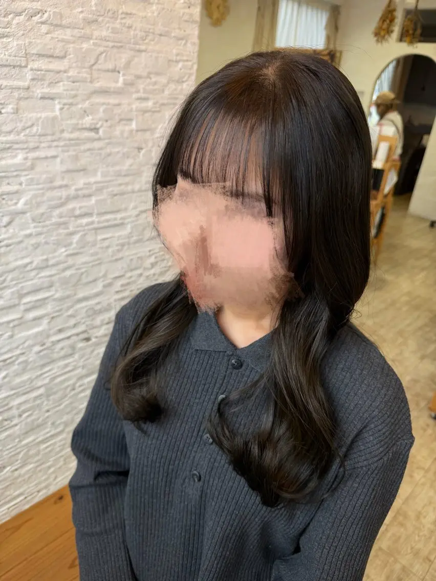 セミロング カット トリートメント 木村 彩花のヘアスタイル
